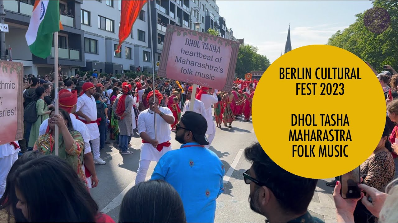Berlin Cultural Fest 2023 | DHOL TASHA | Heartbeat of India Maharastra Folk Music