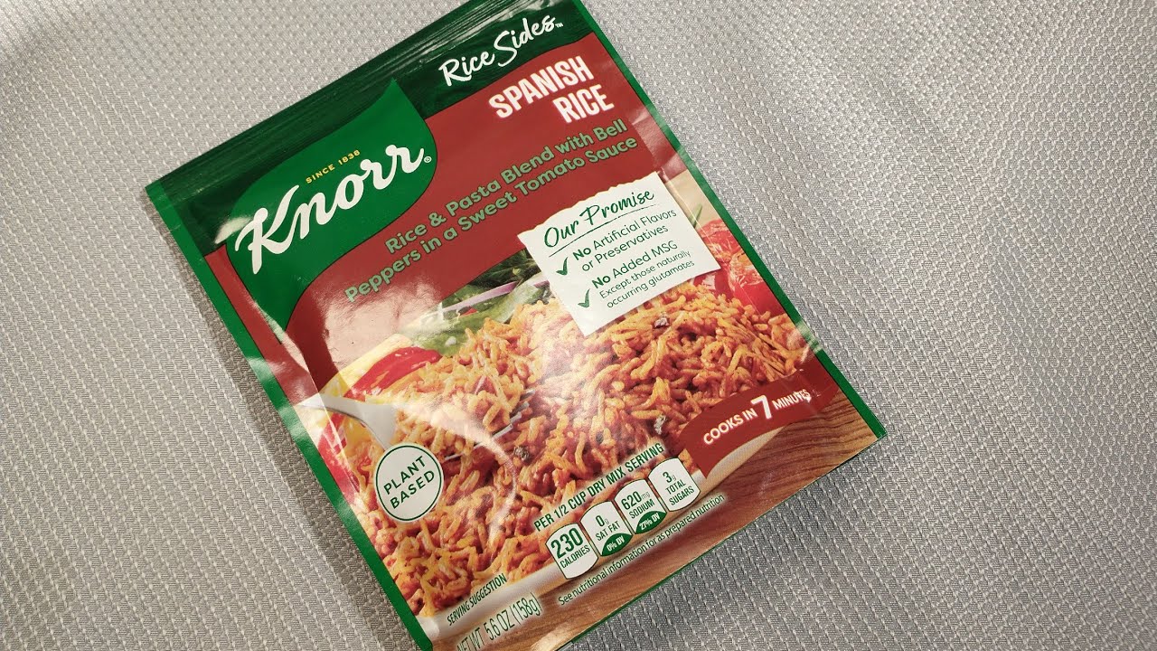 Making Knorr Rice Sides Spanish Rice (Stove Top)