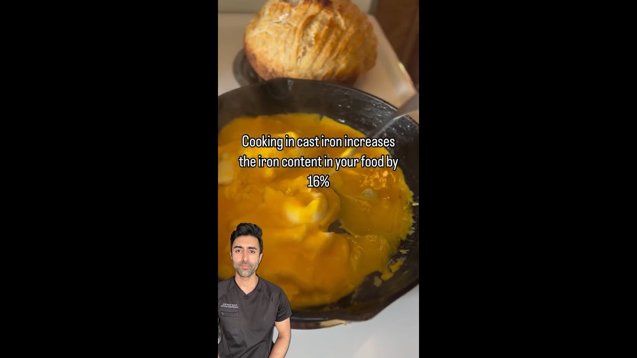 Может ли приготовление пищи в чугунной посуде повысить уровень железа в организме?