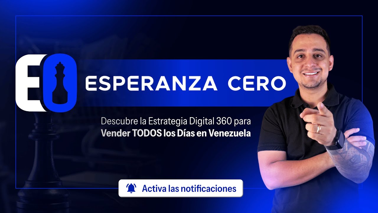 ♟️💰ESPERANZA CERO: Vende todos los días por Internet.