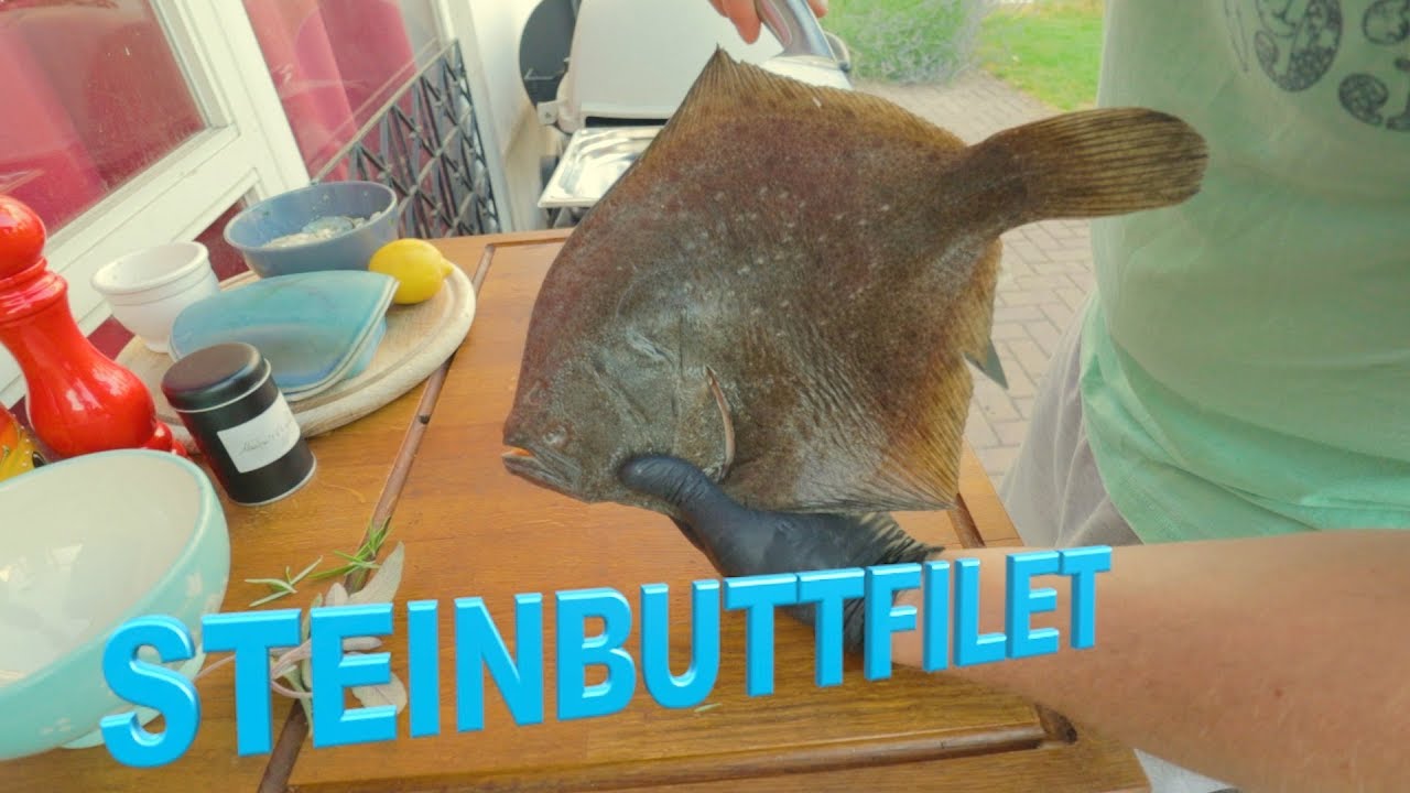 Steinbutt ausnehmen und zubereiten