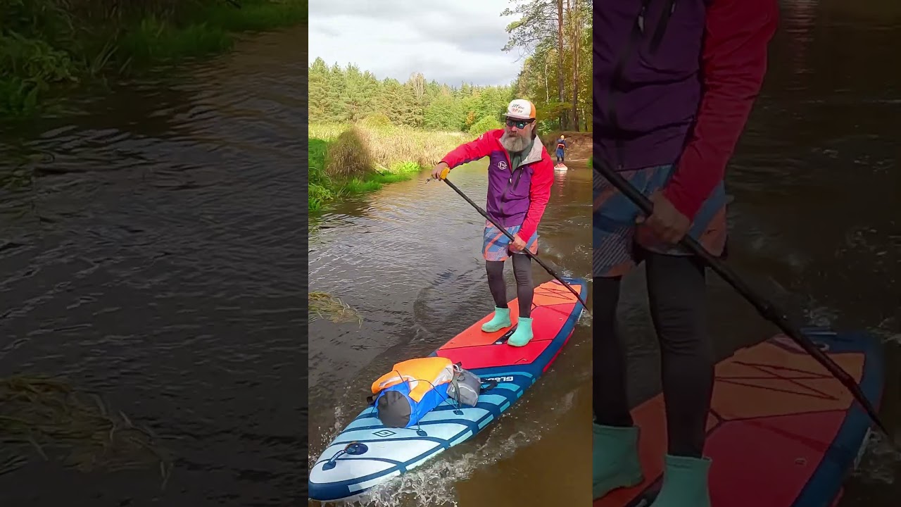 Первая прогулка на SUP Gladiator Pro 12'6T 2026 Алексей 4K