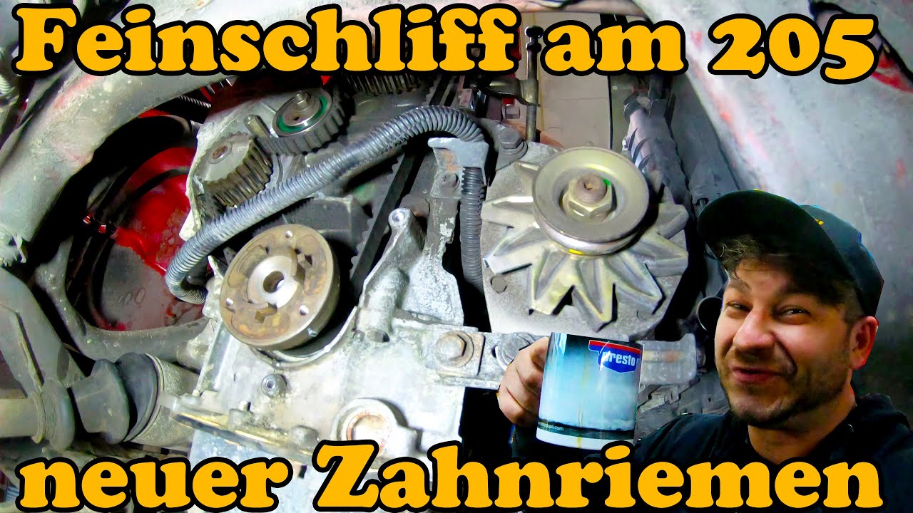 Peugeot 205 - neuer Zahnriemensatz inkl. WAPU! LOS gehts 💪💪💪 #MRDOIT #PEUGEOT #OLDTIMER Folge -3-