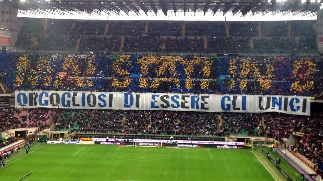 Inter Juve 30/03/13 Coreografia Curva Nord