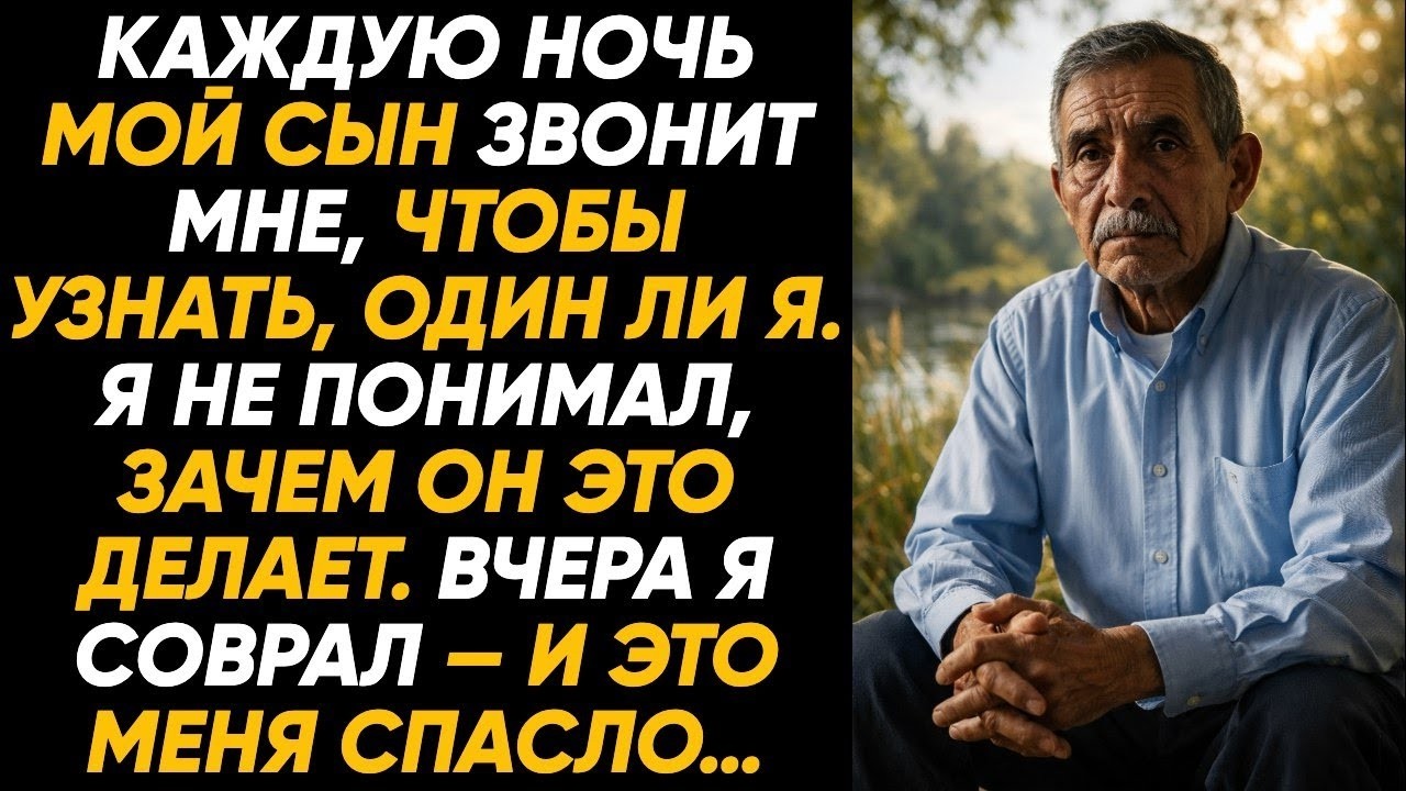 ИСТОРИЯ： каждую ночь сын звонит чтобы узнать, один ли я — вчера я солгал, и это меня спасло