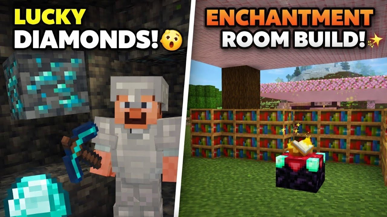 Found Diamonds! 💎 Easy Enchantment Room