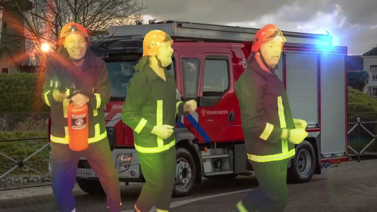 Carnavals kraker van FRROST De brandweerman.