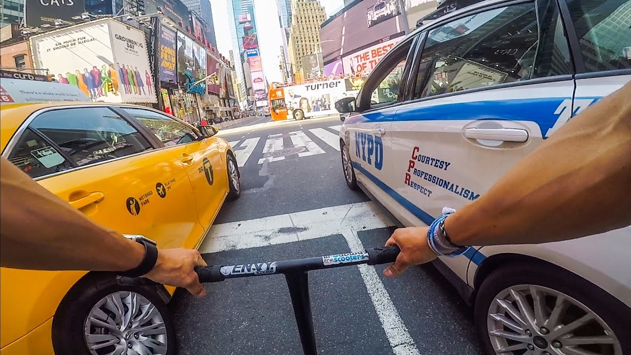GoPro Scooter Riding NYC