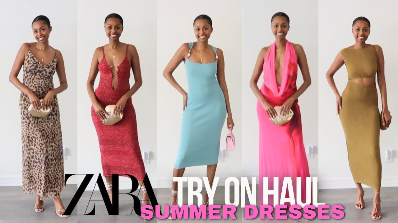 Примерка Zara | Летние платья Zara