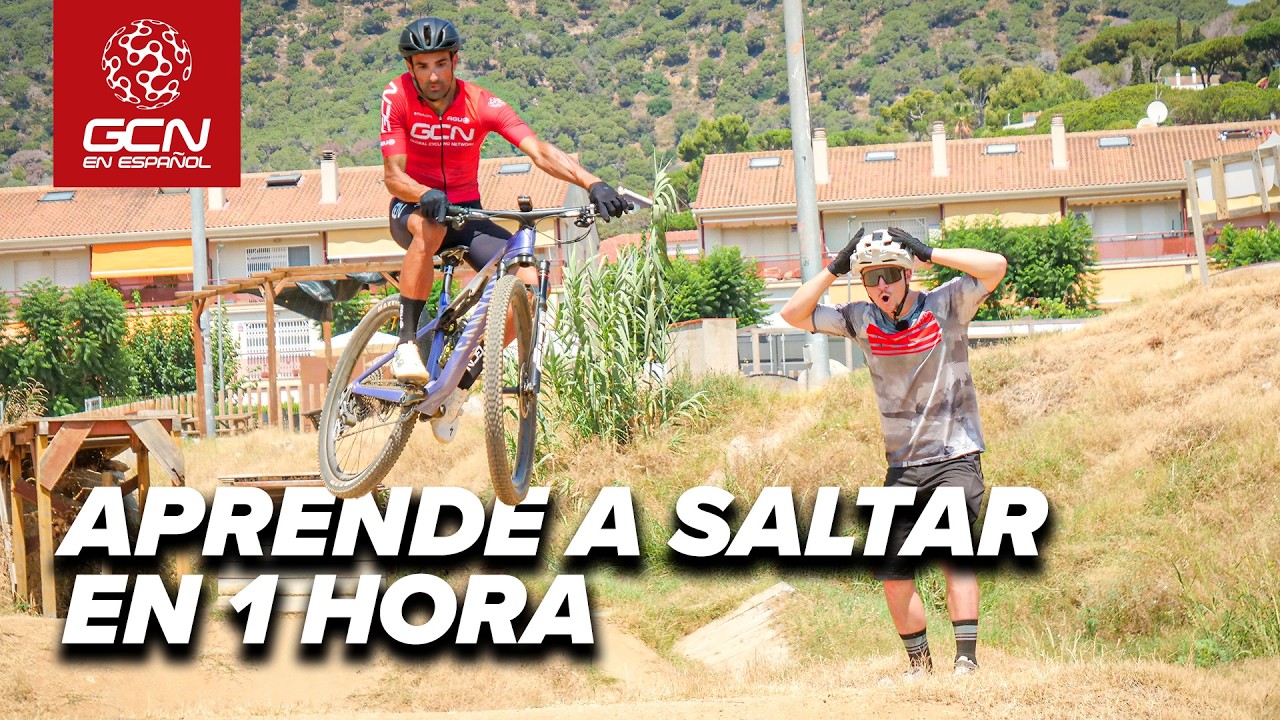 Aprender a saltar con bici MTB en una hora