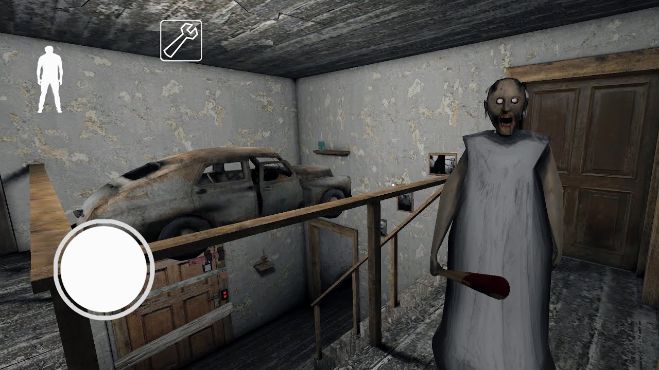 Granny Horror Game Escape Gameplay | Car In Air Escape Granny Custom Map Ep01