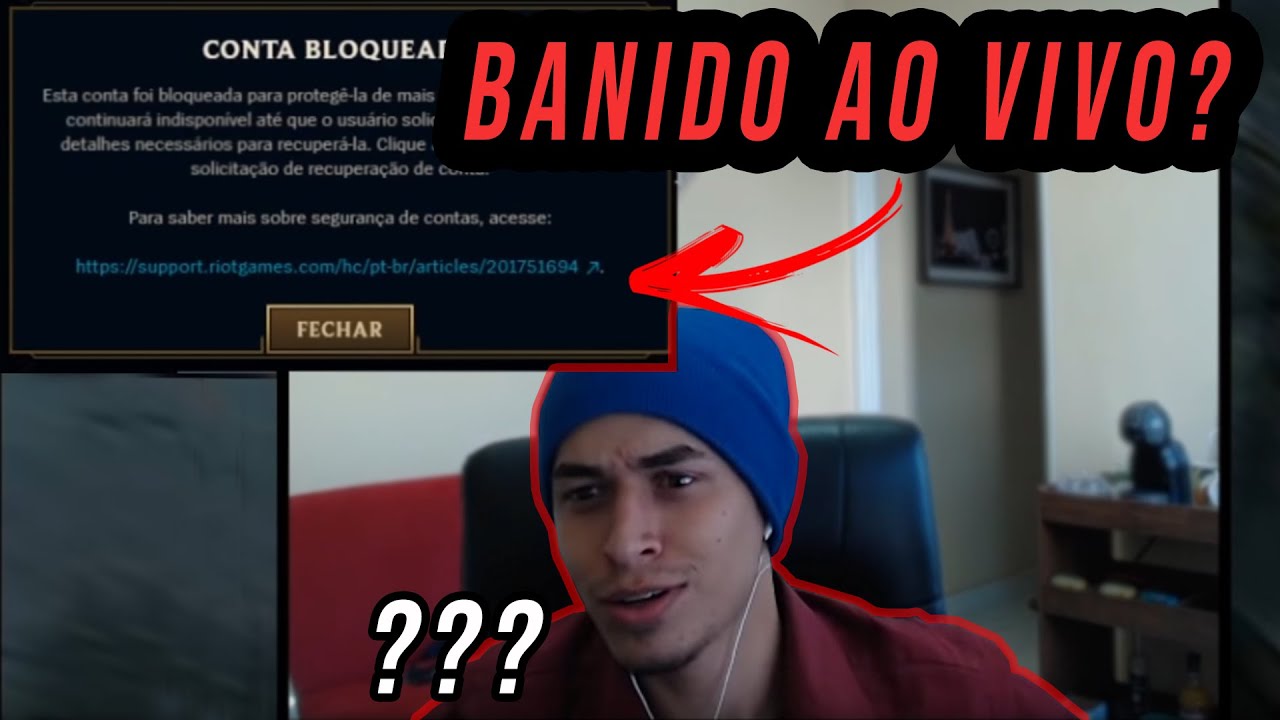 CONTA BLOQUEADA AO VIVO!!