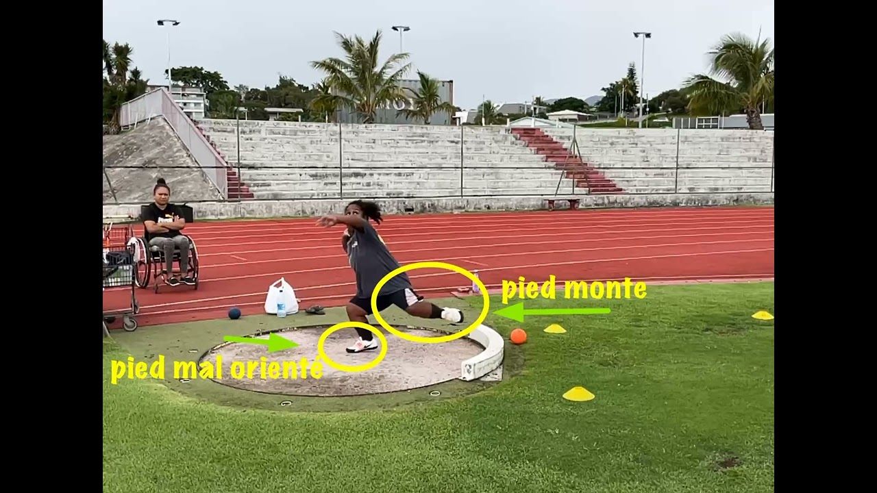 Shot put F41 analyse rapide