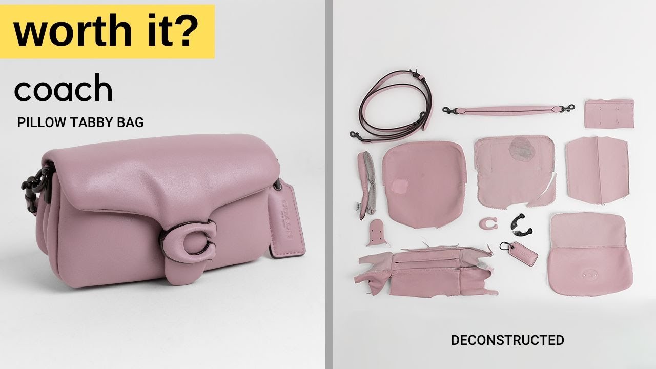 Сумка Coach Pillow Tabby | Обзор и разбор кожаной сумки