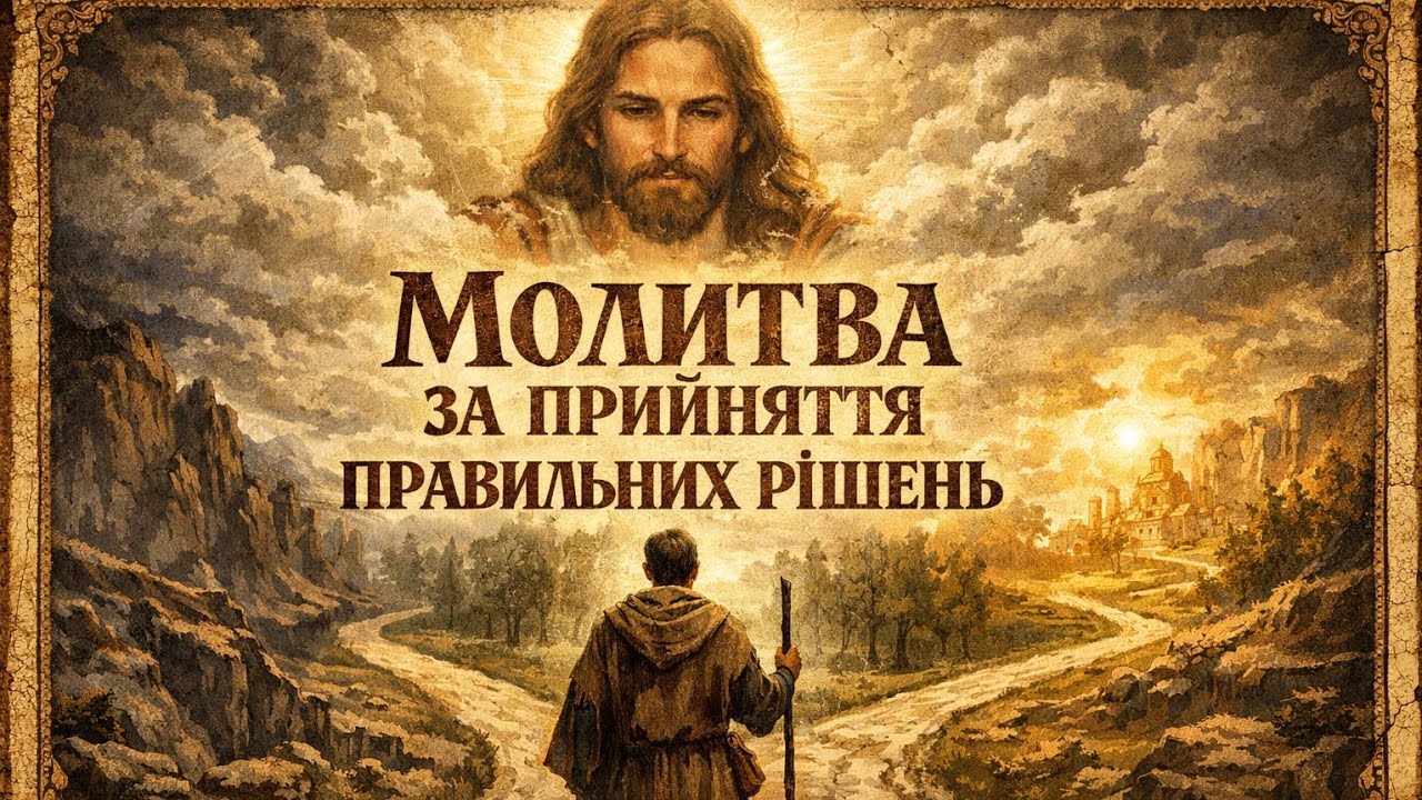 МОЛИТВА ЗА ПРИЙНЯТТЯ ПРАВИЛЬНИХ РІШЕНЬ | КОЛИ ВАЖКО ОБРАТИ ШЛЯХ