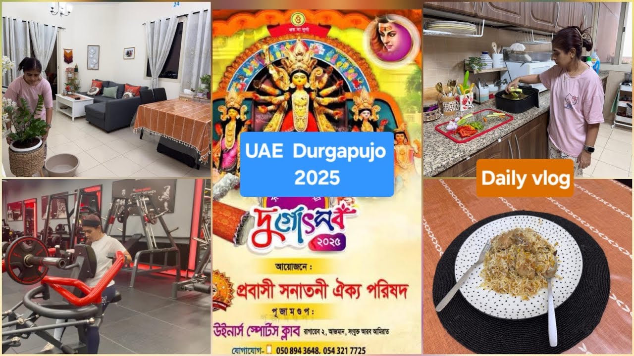 Everyday Energy vlog | UAE Durga Pujo locations 2025| Festive vibes