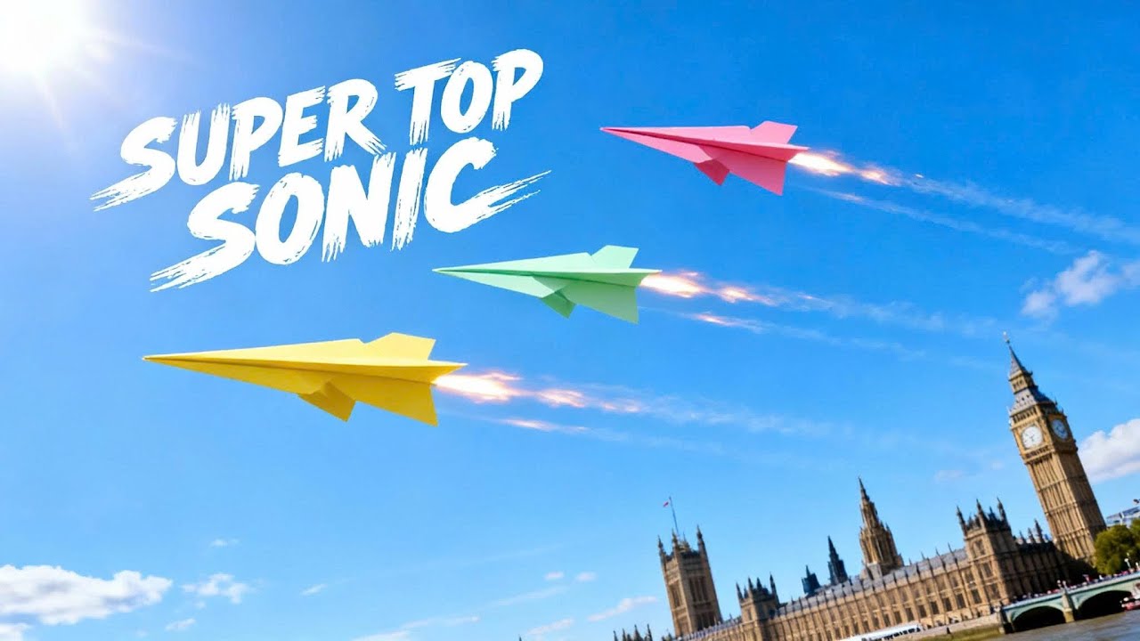 How to SUPER TOP SONIC – 3 PAPER PLANES THAT SHOCK EVERYONE
