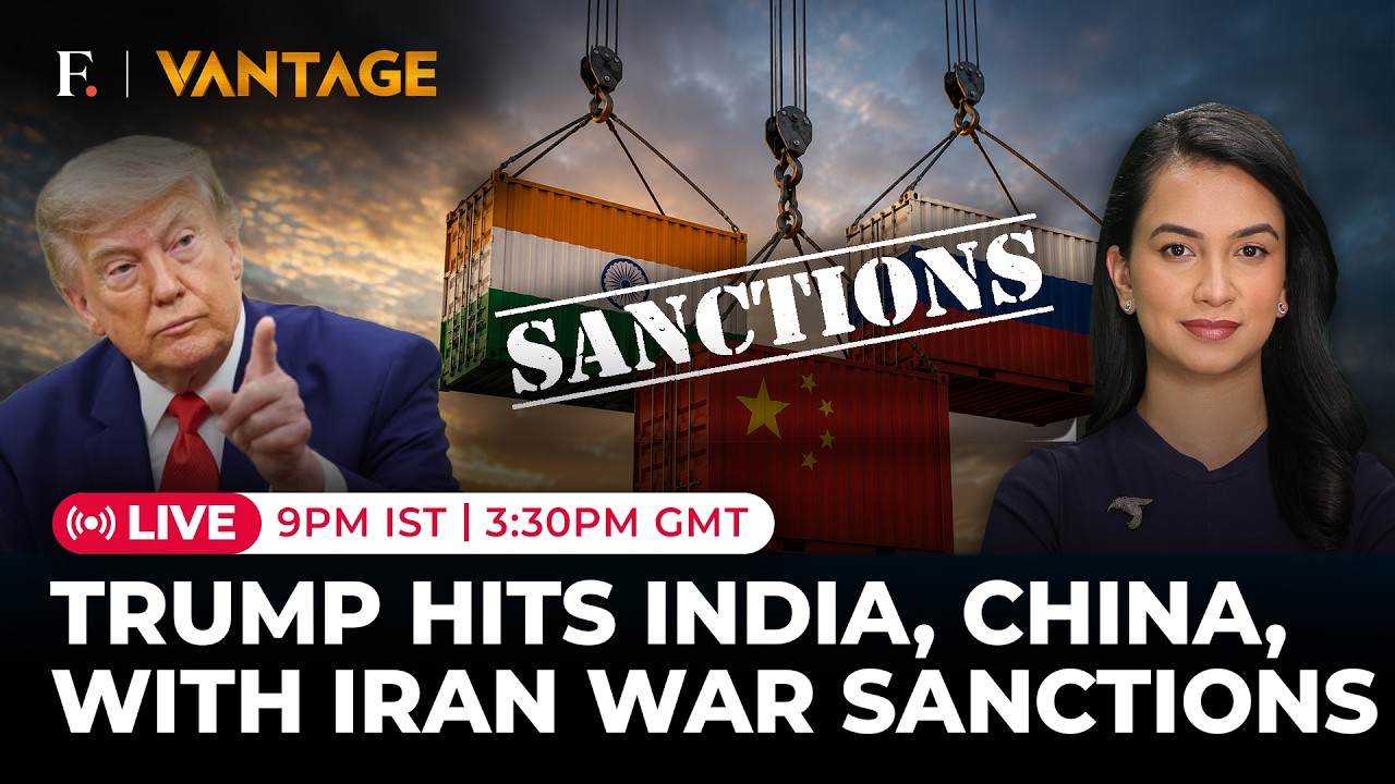 US Iran War LIVE: Trump Targets India, China & Russia In New Sanctions  | Vantage