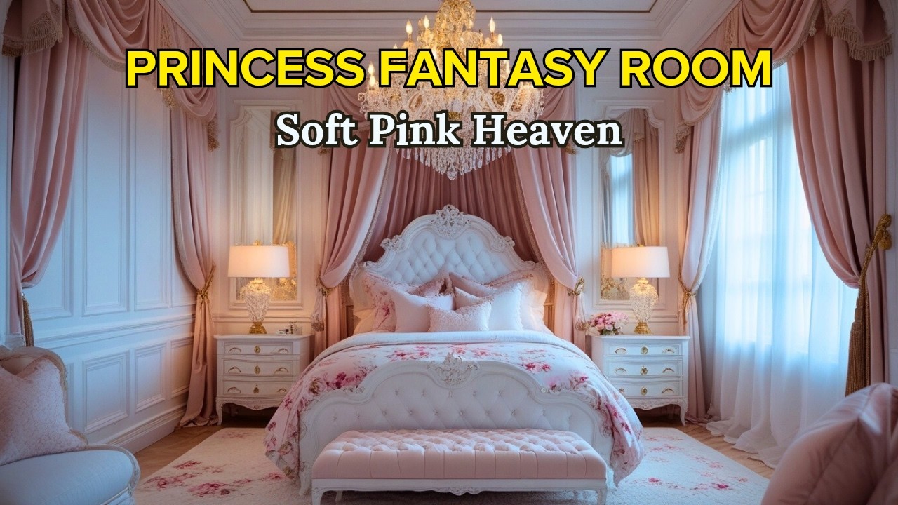 🌸 Transform Your Space into a Dreamy Princess White Bedroom Tonight 👑