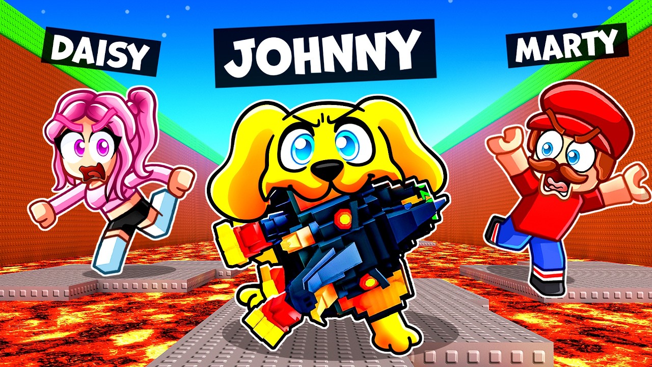 Trolling as a DOG in Survive Lava For Brainrots!