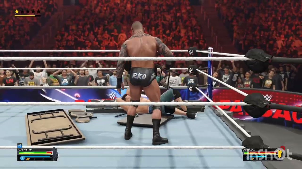 Randy Orton vs John Cena the World Heavyweight Championship - Full match #wwe #fyp #youtubeshorts 