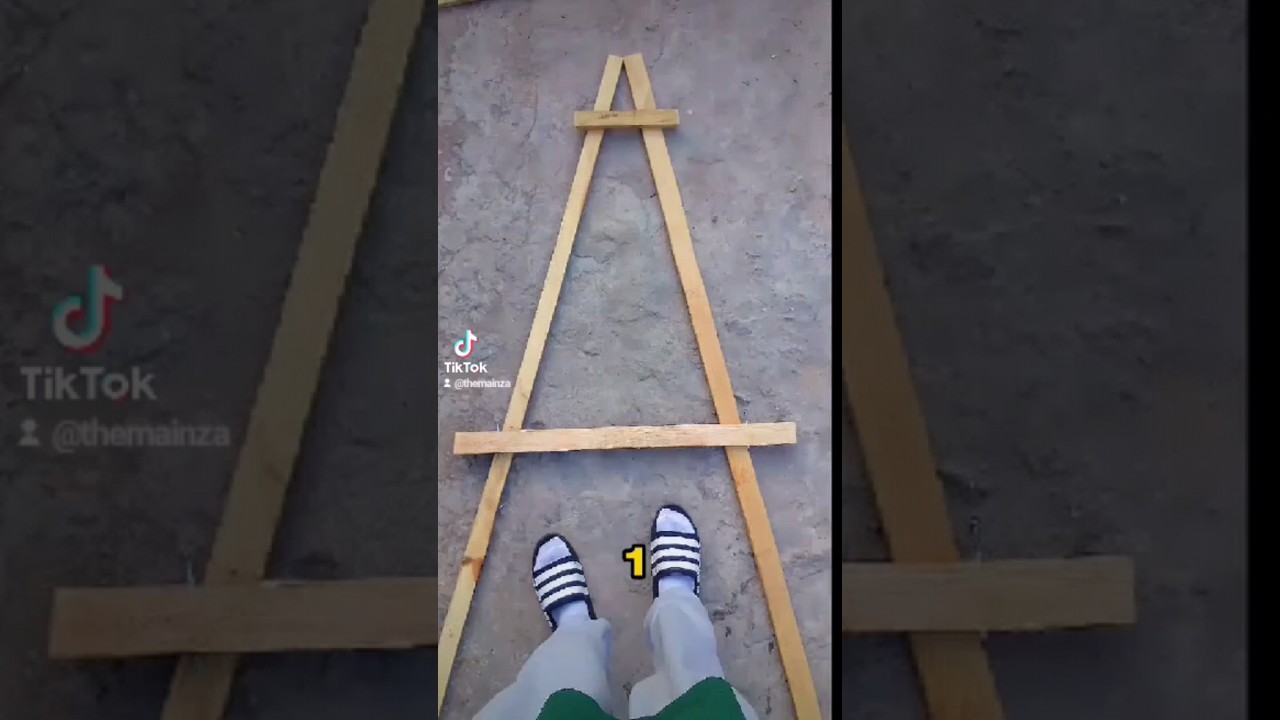 Making a DIY Artist Easel #shorts #crafts #diy #easel #wood