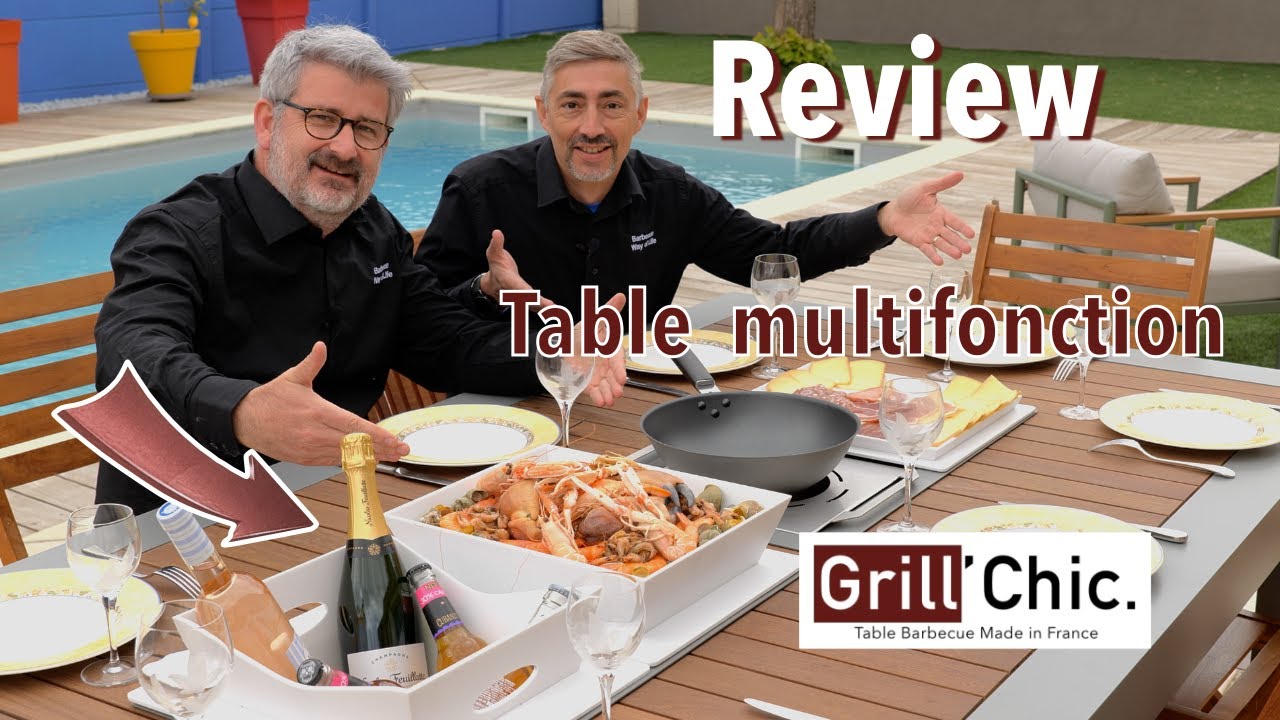 Review Table multifonction BBQ Grill Chic