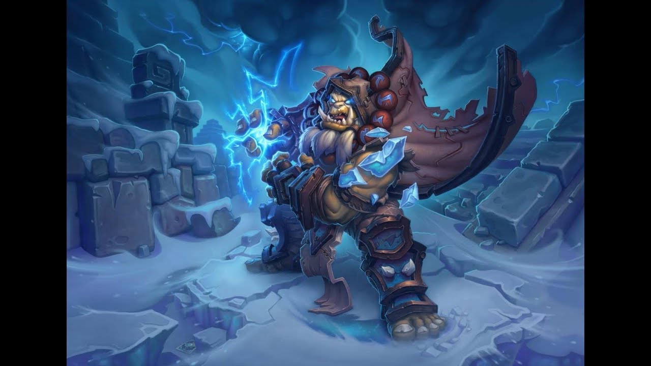 Hearthstone derrotando al rey exanime con Shaman