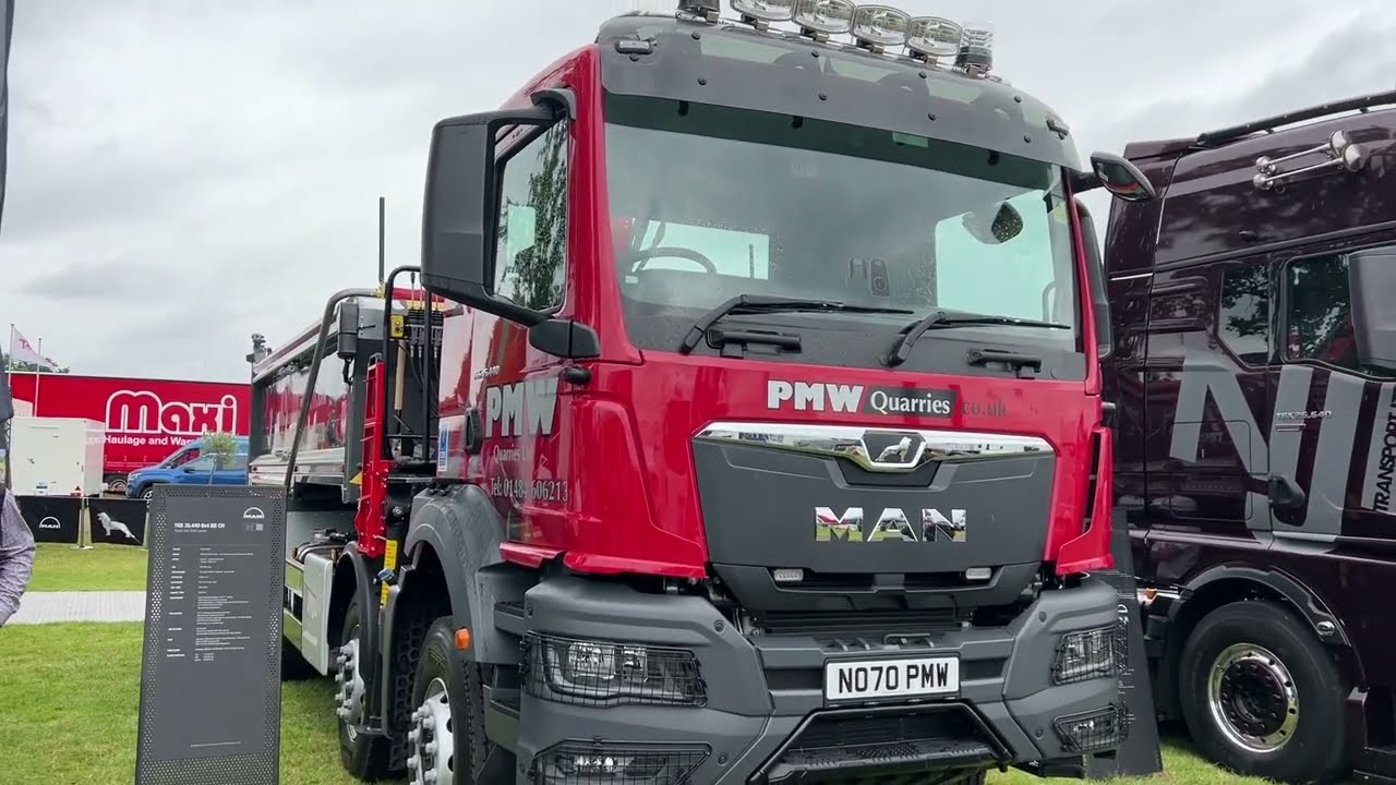 MAN TGS 35 440 8X4 BB CH Tipper Truck (2024) Walkaround Road Transport Expo 2024 Stoneleigh UK