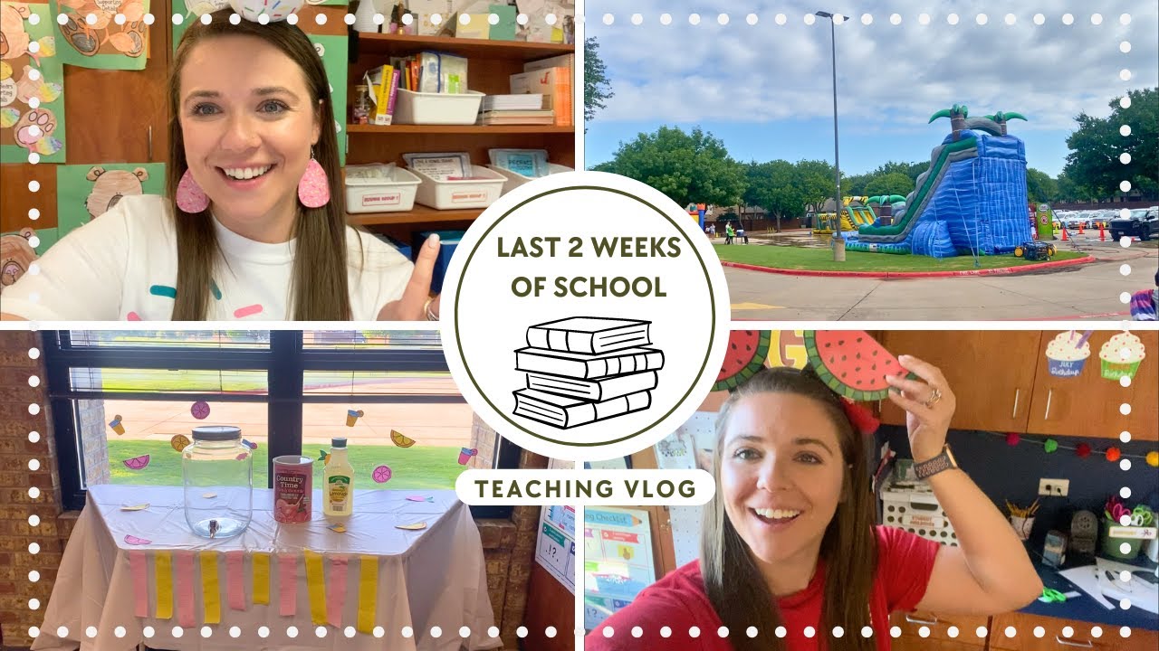 Last 2 Weeks of School Vlog|| Theme Days, Field Day, Last Day of School