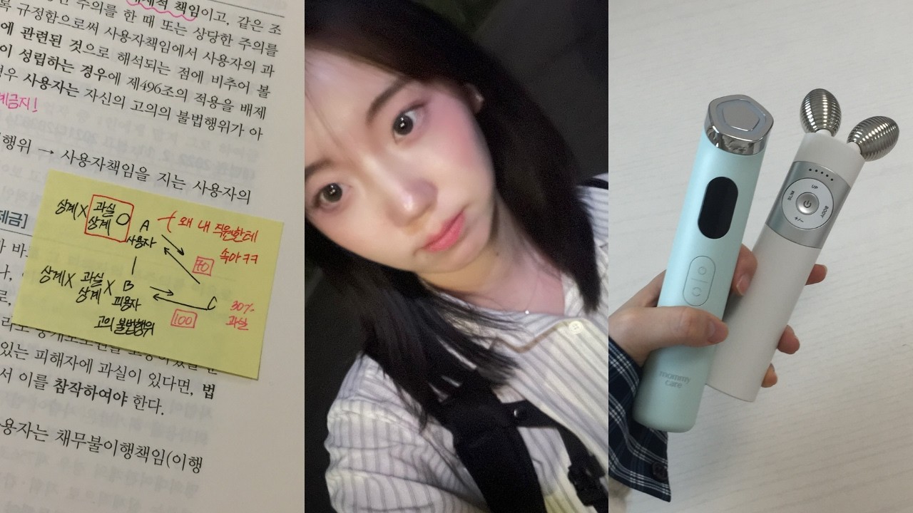 변리사 합격해서 빨리 복학하고 싶은 휴학생 브이로그