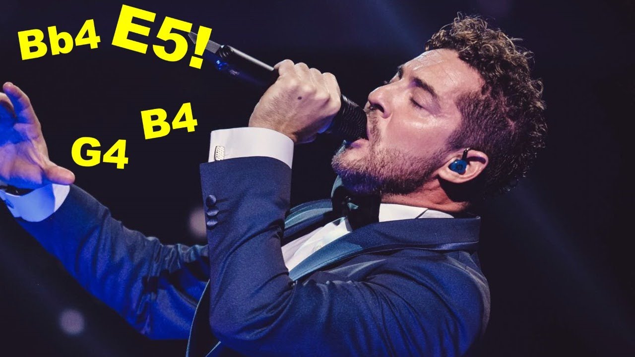 DAVID BISBAL HIGH NOTES / MEJORES NOTAS ALTAS (G4-E5)