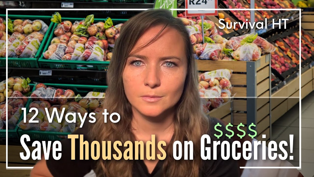 12  Ways I Save $ Thousands on Groceries!