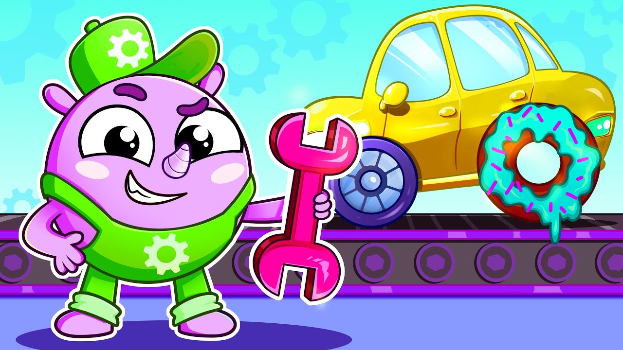 Let's Repair Toy Cars Song | Kids Songs And Nursery Rhymes by Baby Zoo Karaoke