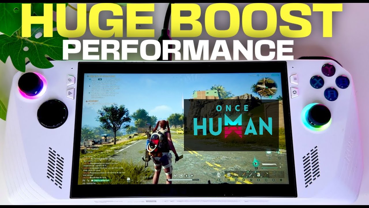 ONCE HUMAN on the Asus Rog Ally: Huge Performance