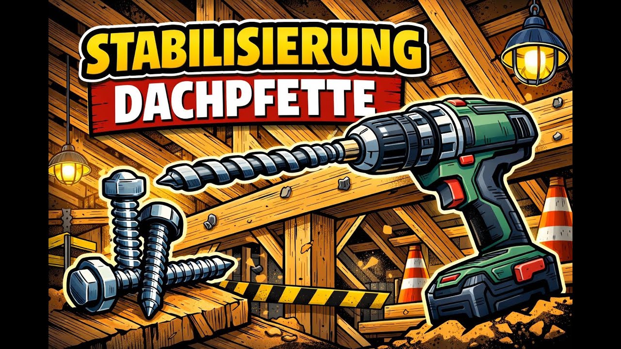 Stabilisierung Dachpfette und aktueller Stand