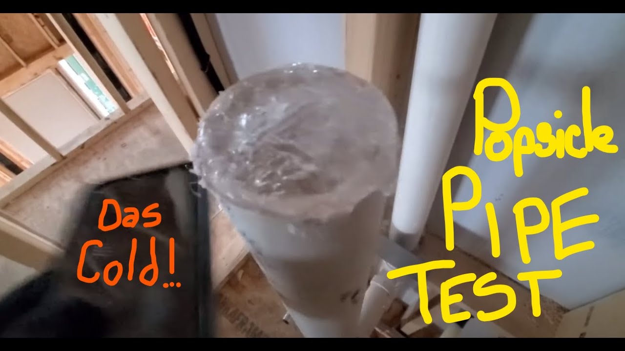 My eyebrows froze off on this pre-drywall inspection