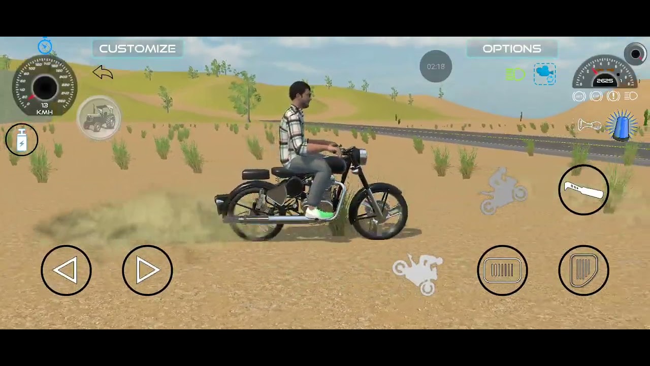 Realistic bullet driving & crazy stunts in Indian simulator 3D
