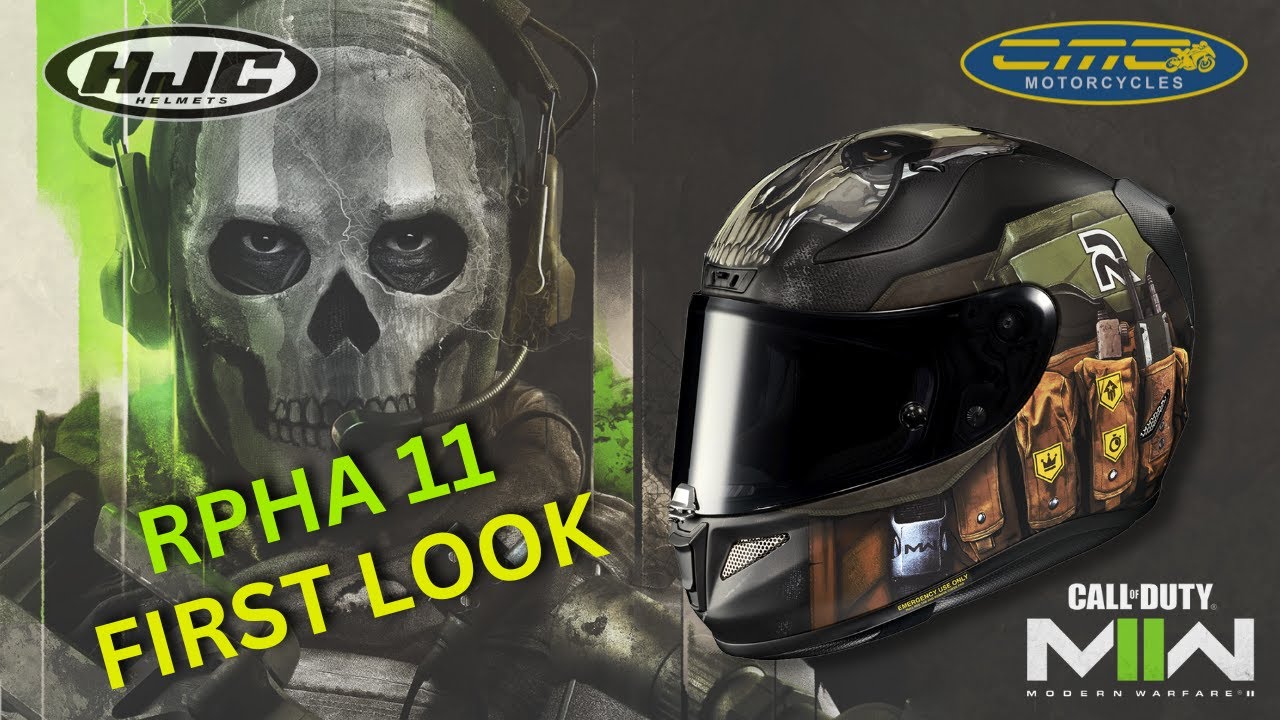 HJC RPHA 11 | Call Of Duty Modern Warfare 2 Ghost Motorcycle Helmet