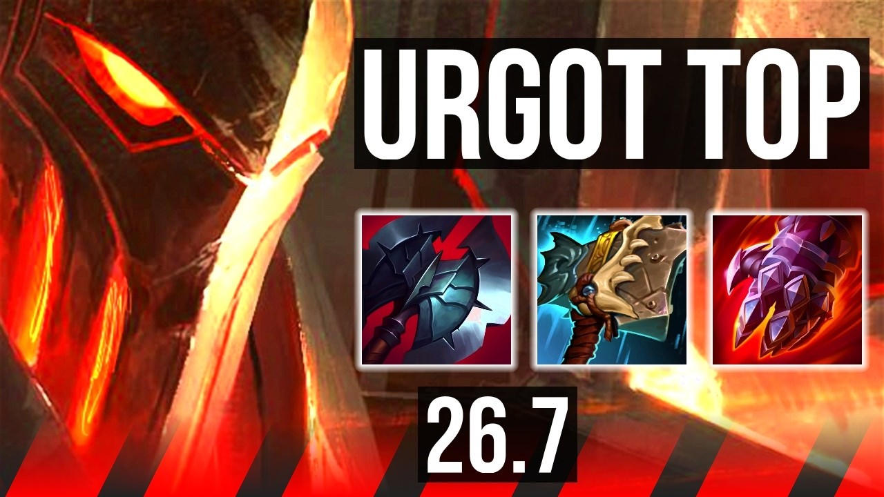 URGOT vs MORDEKAISER (TOP) | Perfect KDA: 10/0/8 | KR Diamond | 26.7