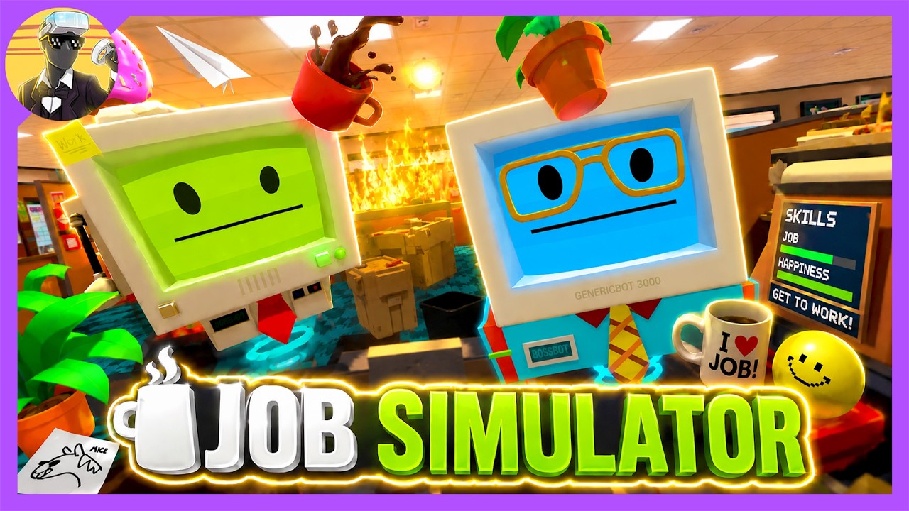 Jak przetrwać &bdquo;NORMALNĄ&rdquo; pracę od 9:00 do 17:00! &ndash; Job Simulator VR