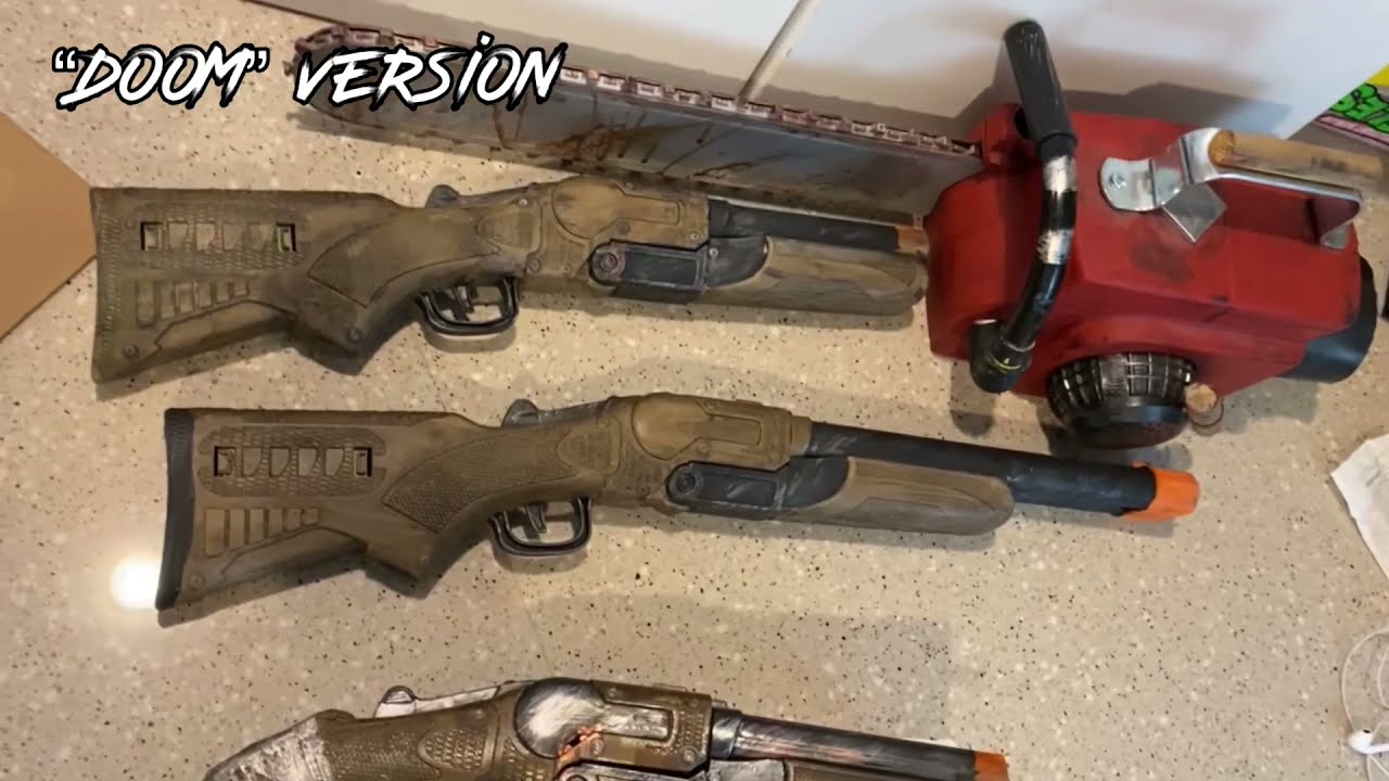Evil Dead & Doom Custom NERF Guns