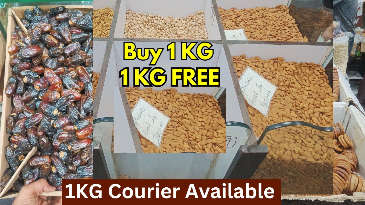 Cheapest Rate Dry Fruit Market In Charminar Safa Dry Fruits Spices | BUY 1 GET 1 | Cod In Hyderabad