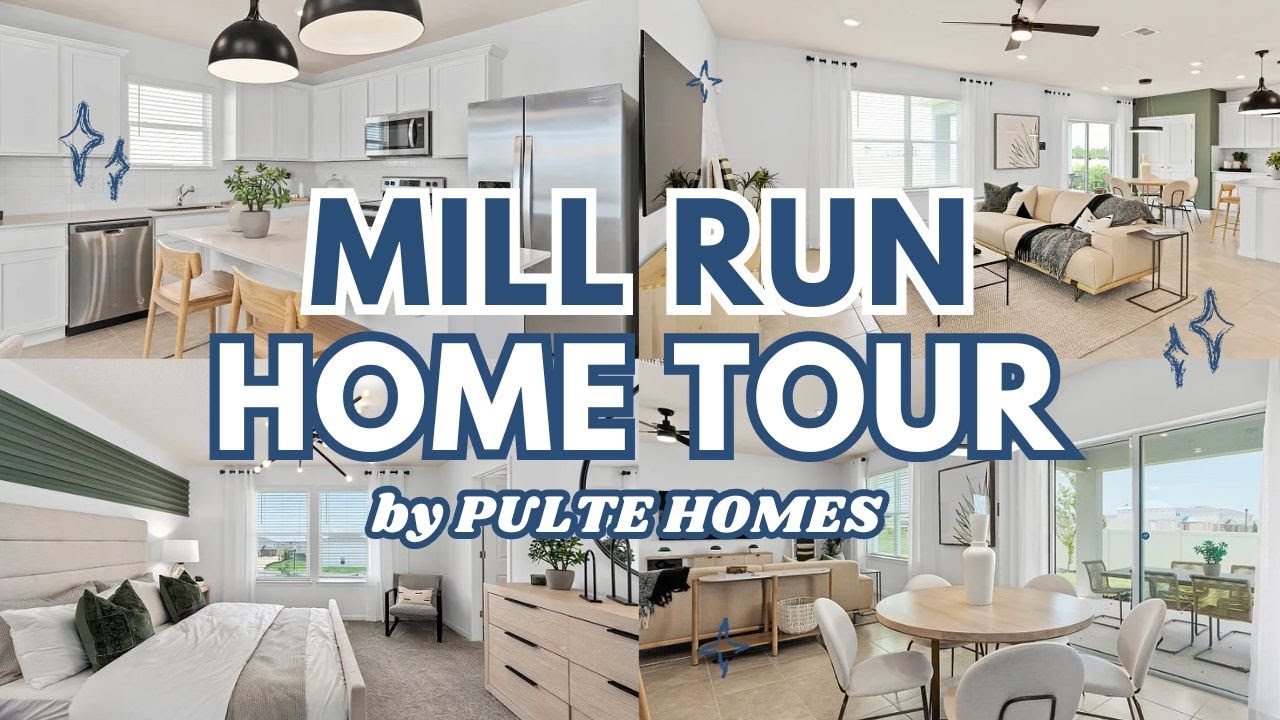 Spacious Home Tour | Mill Run Plan by Pulte Homes