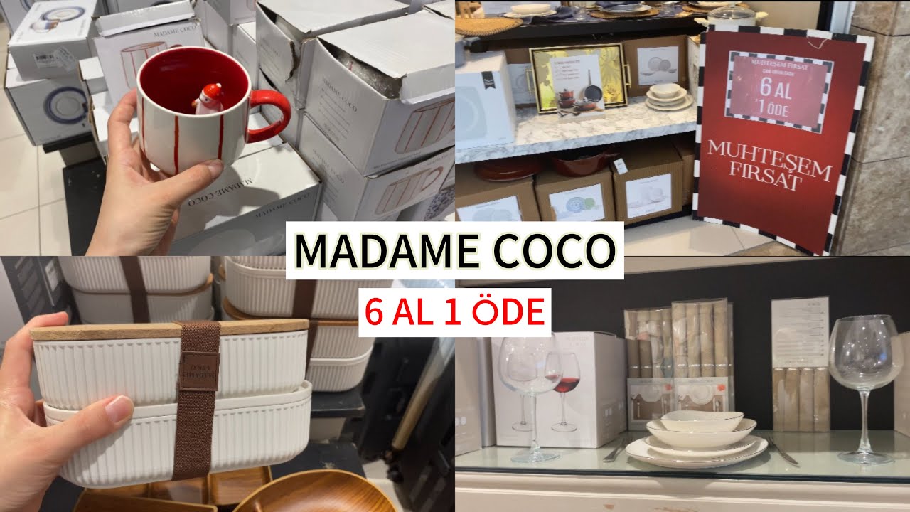 ✨Madame Coco’da 6 AL 1 ÖDE🎉|BÜYÜK İNDİRİM| |Çeyiz| |İndirim| |Alışveriş| #madamecoco #karaca #çeyiz 