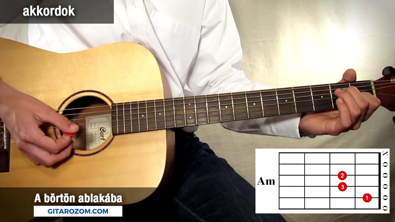 Aurora - A B&ouml;rt&ouml;n Ablak&aacute;ba git&aacute;ron kotta, tab, akkord - Gitarozom.com