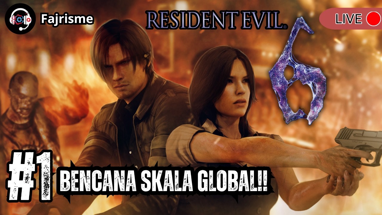 [🔴] BENCANA TAK PERNAH BERAKHIR DAN MAKIN MELUAS!! - Live Resident Evil 6 #mediashareon