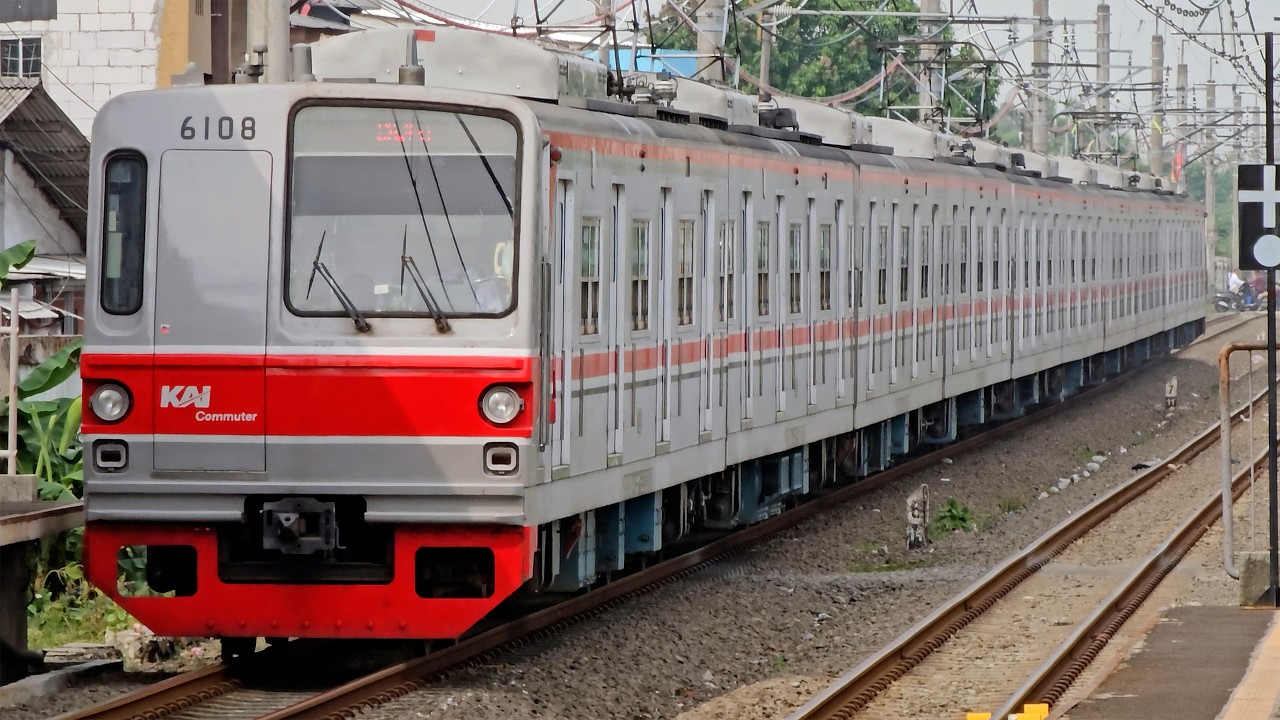 [4K] Stasiun Kalideres: Kompilasi Kereta EA203, JR 205, TM 6000 | KRL Commuter Line (2/3)
