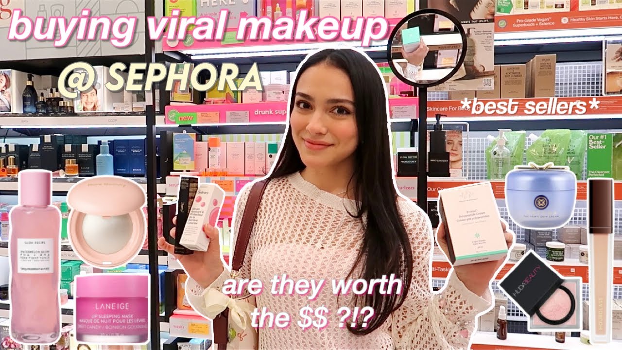 Покупки в SEPHORA для модной вирусной косметики и средств по уходу за кожей💄🛍️
